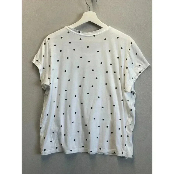 VICTORIA SECRET BOMBSHELL T-SHIRT Women's Sz X-Large Polka Dot White‎ Tee - Picture 2 of 6